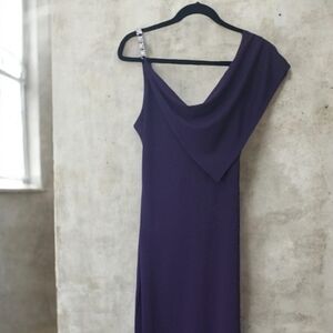 Elegant Purple Evening Gown